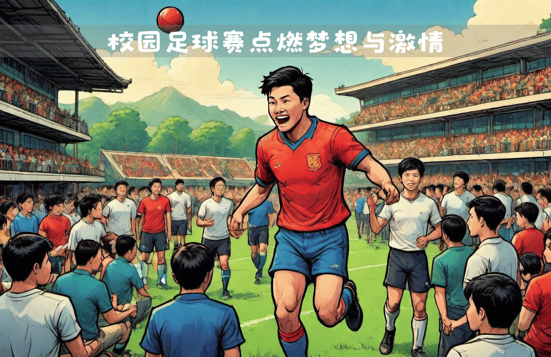 足球赛场上的烈火燃烧，风采飞扬